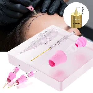 V6 Nano Disposable 10Pcs Box Professional Permanent Makeup Tattoo Needles Stainless Steel EO Sterilized