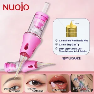 V6 Nano Tattoo Needle Cartridge Professional Permanent Makeup PMU Needles Stainless Steel Disposable OEM