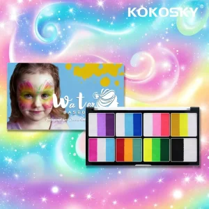 Vegan Cruelty Free CE Certified Natural Organic Ingredients Eco Friendly Sustainable Children’s Face Painting Kit for Face Body