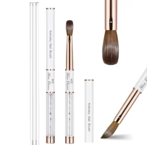 Vendors Bulk Kolinsky Hair Nail Acrylic Brush Rhinestones Drawing Brush Skinny Stripe Nail Brush For Nail Beauty