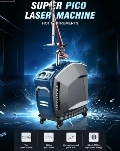 Vertical Q Switch Picosecond Nd YAG Laser Device Pigment & Tattoo Lightening Skin Renewal Professional Salon Beauty Equipment