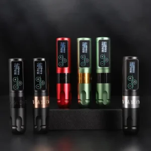 Vibe Powerful Brushless Motor Professional Wireless Tattoo Pen Machine with 2400mAh Touch Screen Battery for Body Art