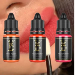 Vibrant Organic Lip Tattoo Pigment and PMU Ink for Lip Blushing Machine Use