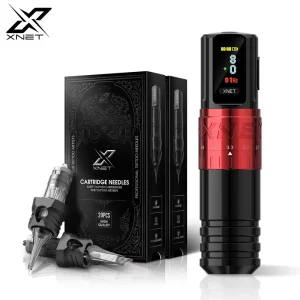 Vipera 2400mAh 2.4-4.2mm Adjustable Stroke Professional Wireless Tattoo Pen Machine Complete Kit With Cartridges