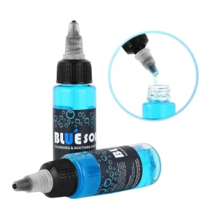 WS0096 40ml Body Art Accessories Blue Soap Green Algae Tattoo Cleanser Cyanobacteria Ink Clean