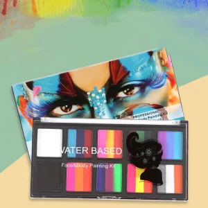 Water-Activated Professional Party Face Painting Kit Professional Body Makeup 26 Colors Tattoo Face Body Paint Oil Painting
