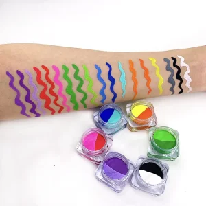 Water Activated Uv Neon Face Body Paint Pastel Color Water Based Eyeliner