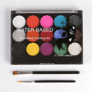 Water-Based 15 Color Face and Body Paint Makeup Supplies