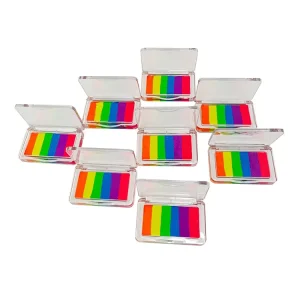 Water Based Activated Multicolor Rainbow Split Cake Face Uv Coating Painting Reflective Paint