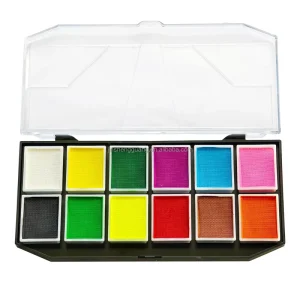 Water-Based Body and Face Paint Non-Toxic Quality Washable Facial Paint Palette for Makeup Party Cosplay Kids Face Painting