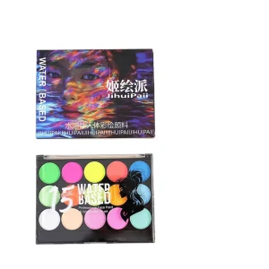 Water-Based Children’s Body & Face Paint Pigment Cream 15 Colors for Creative Holiday Use
