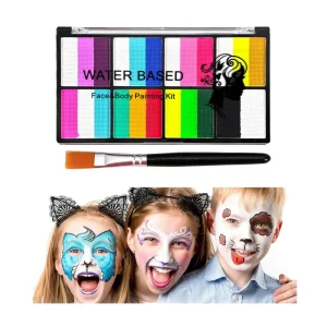 Water Based Halloween Split Cake Face Body Paint Makeup Professional Colorful Face Paint