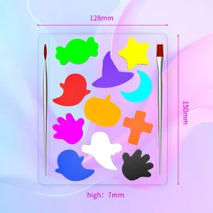 Water Based Hypoallergenic Non Toxic Safe Kids Birthday Party Carnival Makeup Palette Supplies Professional Body Face Paint