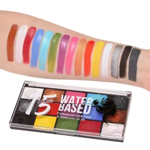 Water Based Non Toxic Face Paint Set Body Painting Supplies for Kids Art Kit