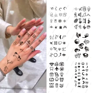 Water Transfer Long Lasting Tattoo Realistic Temporary Matte Fake Tattoo Semi Permanent Tatuage