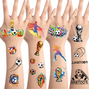 Water Transfer Printed Modern Simple Tattoo Stickers Water Resistant Lasting 1 3 Days for Events