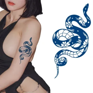 Water Transfer Vegan Face Body Sexy Customized Temporary Tattoo Sticker Eco-Friendly Paper Matte White Fashionable Long-Lasting