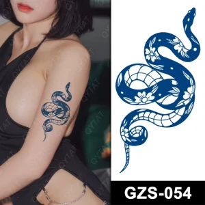 Water Transfer Vegan Fake Body Sexy Temporaneo Matte Juice Ink Tatuaggio Semipermanente