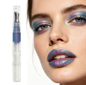 Waterproof Chameleon Color Changing Lip Gloss Long Lasting Shimmer Lipstick Holographic Multi Chrome Children’s
