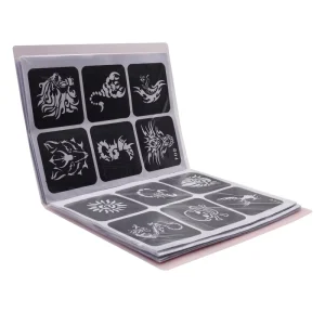 Waterproof DIY Airbrush Sticker OEM Airbrush Temporary Tattoo Stencils