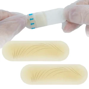 Waterproof Disposable PMU Mimic Silicone Skin Practice Patch Eyebrow Microblading Training Sticker