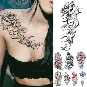 Waterproof Eco Friendly Non Toxic Temporary Tattoos Sedex 4 Pillars Audited Factory Customized Design EN71 Tattoo Sticker
