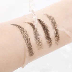 Waterproof Eyebrow Tattoos Stickers Temporary Transfer Brows Decal Peel off Eyebrow Sticker Instant Brow Decal