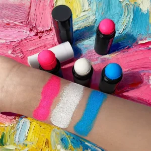 Waterproof Full-Coverage Face and Body Paint Stick for Sports and Halloween