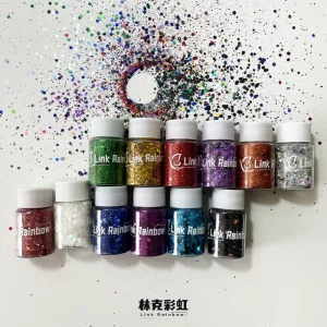 Waterproof Glitter Powder for Children’s Face Decoration Colorful Chameleon Sequins for Celebration & Carnival Makeup