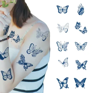Waterproof Juice Tattoo Long Lasting Tiny Size Realistic Temporary Semi Permanent Tattoo Sticker