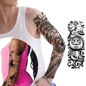 Waterproof Long Lasting Herbal Tattoo Sticker for Arm Leg Chest Body Semi Permanent Tattoo Stickers Fake Temporary Tattoo Custom