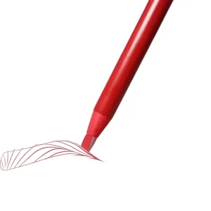 Waterproof Long lasting Microblading Red Lip Liner Pencil Peel Eyebrow Mapping Marker Pen Permanent Makeup Accessory Tool