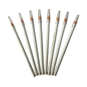 Waterproof Microblading Eyebrow Pencil Long Lasting Peel Off Brow Tattoo Pencil for Permanent Makeup White Color