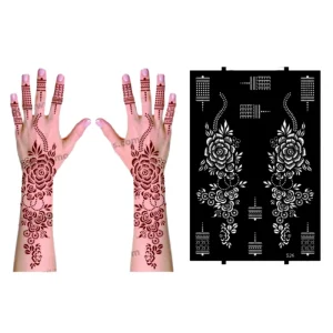 Waterproof Non-Toxic Temporary Tattoo Stickers Sexy Patterns White Background Spot Hand Back Haina Tattoo for Body Made Paper