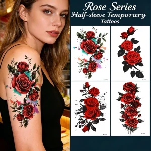 Waterproof Safe Temporary Tattoo Stickers for Adults Men Women Non toxic Body Art Beauty Tattoos for Daily Party Festival Use