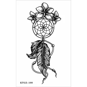 Waterproof Semi permanent Tattoo Fake Tattoo Wolf and Lion Animal Half Sleeves Man Arm Tattoo Stickers