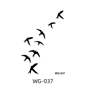 Waterproof Stylish Cool Animal Designs Modern Tattoo Sticker