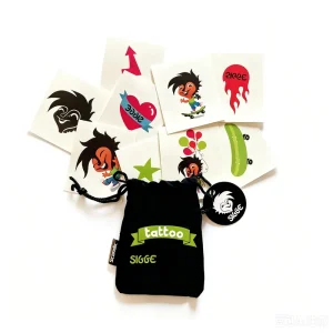 Waterproof Sweatproof Non Toxic Eco Friendly Water Transfer CE Certified Temporary Tattoo Stickers Mixed Floral Cartoon Design