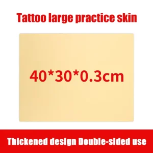 Waterproof Tattoo Square Practice Skin Silicone Material
