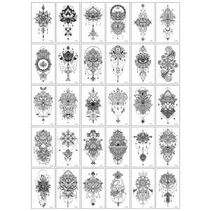 Waterproof Tattoo Sticker Non-toxic Temporary Tattoo Stickers for Kids Girls Boys