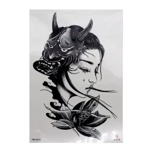 Waterproof Tattoo Sticker for Men-Customizable Size & Design Free Sample Environmentally Friendly Ink Temporary Game Tattoos