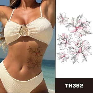 Waterproof Temporary Arm Chest and Back Tattoo Designs for Women and Men