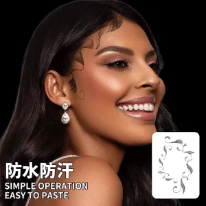 Waterproof Temporary Hairline and Baby Hair Edge Tattoo Stickers