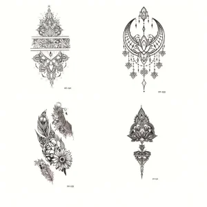 Waterproof Temporary Tattoo Ink for Men Women Realistic Body Art Stickers Cover Scars Wing Designs Long Lasting No Shine