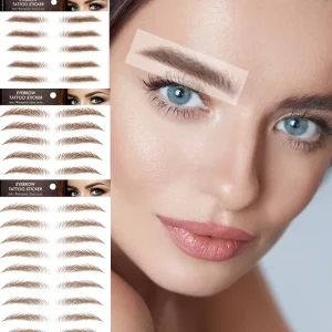 Waterproof Temporary Tattoo Sticker Authentic Nature Like Brow Grooming Eyebrow Hair Like False Eyebrows Eyebrow Tattoo