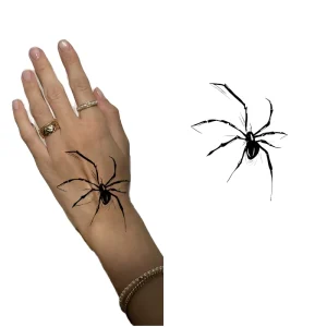 Waterproof Temporary Tattoo Stickers Face Men Women Hand-Drawn Patterns Long-Lasting Matte Surface Washable