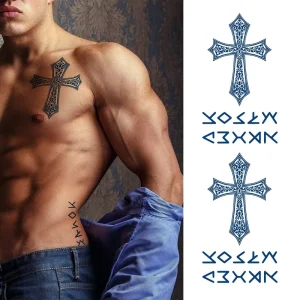 Waterproof Water Resistant Long Lasting 1-2 Weeks Temporary Tattoo Sticker Body Arm Design Realistic Paper