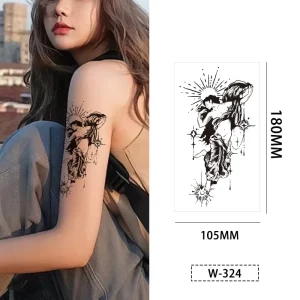 Waterproof and Sweatproof Semi Permanent Body Tattoo Stencils Temporary Decorative Use Tattoo Stickers