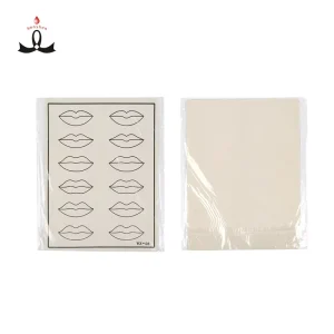 Wenshen YD Soft Easy-to-Get-Ink Practice Skin for Permanent Makeup Training Washable Microblading Tool for Lips Microblading