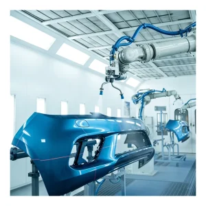 Wheel Spraying Production Line with Spray Guns